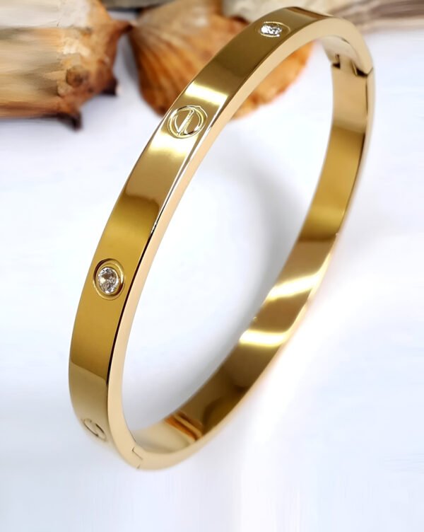 Inlaid Zircon Diamond with Minus Bracelet - Image 5