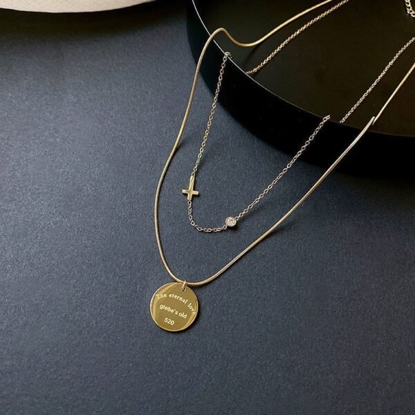 Vintage Coin Charms Chain Choker - Image 8