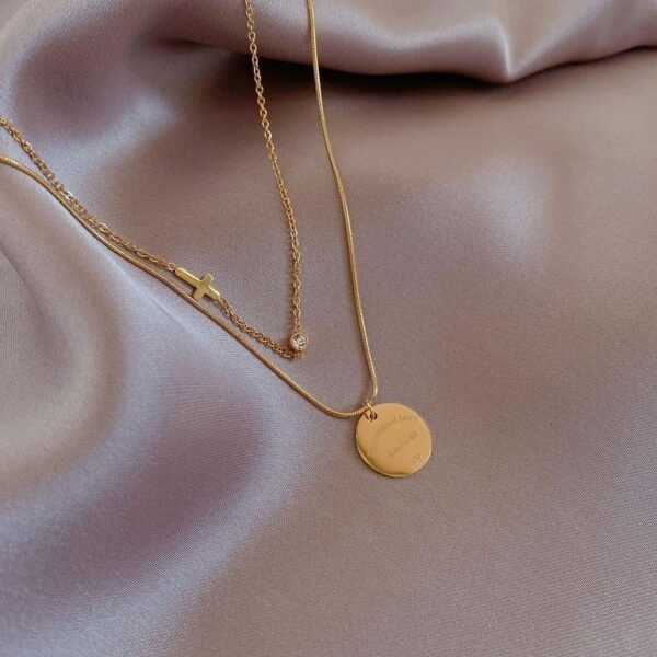 Vintage Coin Charms Chain Choker - Image 9