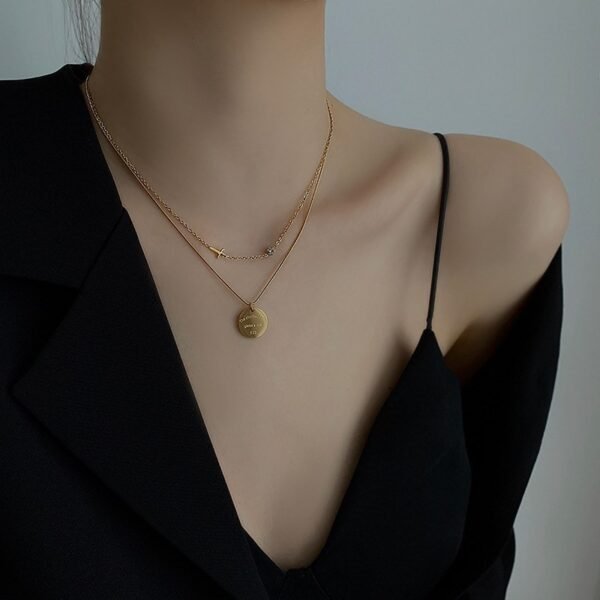 Vintage Coin Charms Chain Choker - Image 6