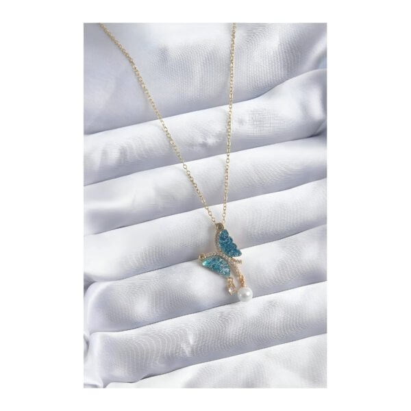 Opal Crystal Butterfly Necklace (Copy) - Image 3