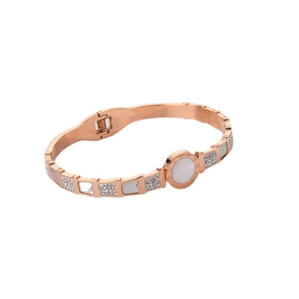 Snake Splicing Crystal with Shell Inlaid Bracelet - Image 7