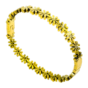 Zircon Daisy Flower Bracelet