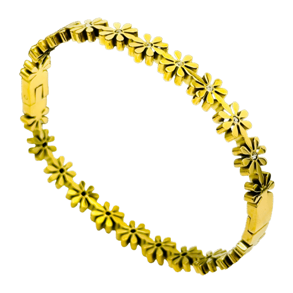 Zircon Daisy Flower Bracelet