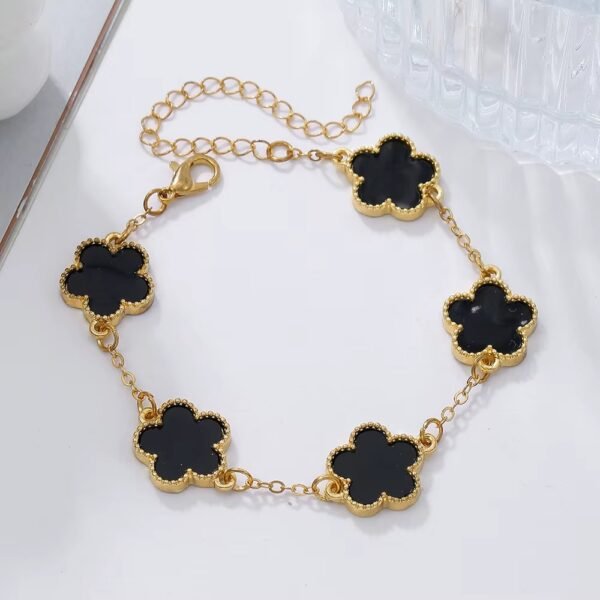 Black Clover Chain Bracelet - Image 4