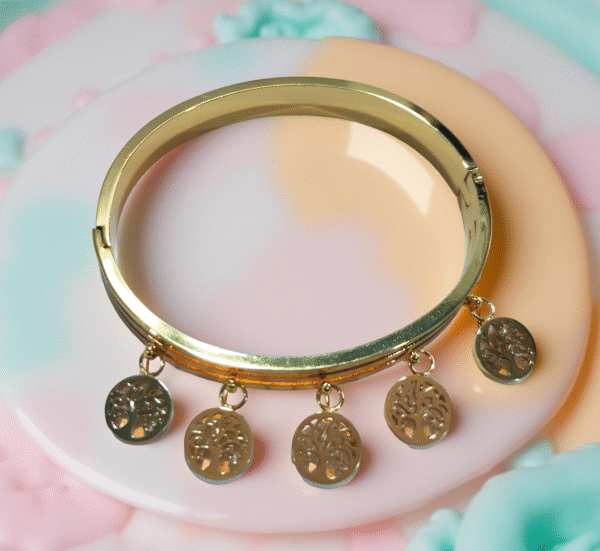 Tree of Life Bracelet (Gold) - Image 2