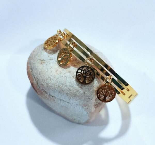 Tree of Life Bracelet (Gold) - Image 8