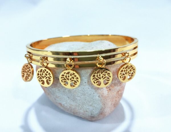 Tree of Life Bracelet (Gold) - Image 9