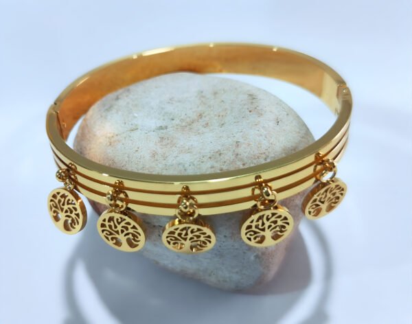 Tree of Life Bracelet (Gold) - Image 6