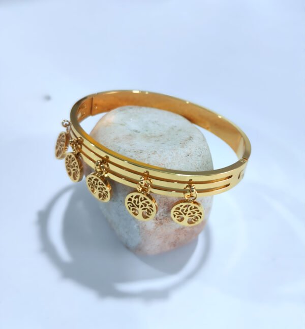 Tree of Life Bracelet (Gold) - Image 4