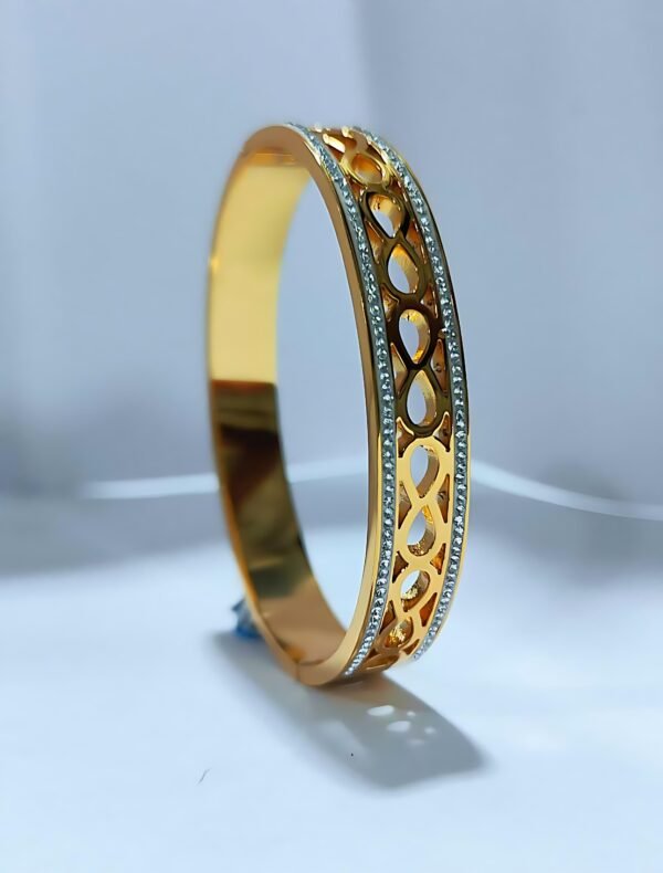 Criss-Cross Cutout Bracelet - Image 5