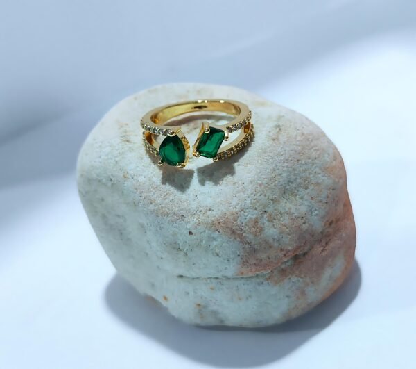 Dual Stone Adjustable Ring - Image 4