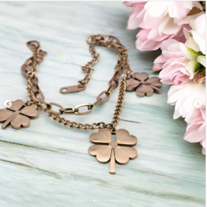 Dual Chain Charm Bracelet