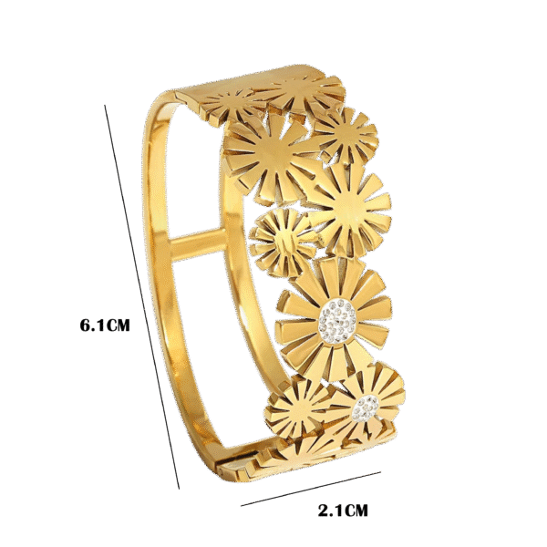 Floral Cut Bracelet - Image 4
