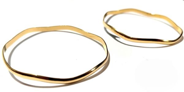 Stainless Steel Bangles for Women – Set of 2 | Size 2.6 (60mm) - Image 6