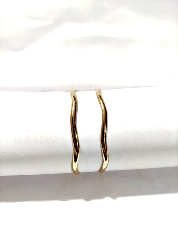 Stainless Steel Bangles for Women – Set of 2 | Size 2.6 (60mm) - Image 4