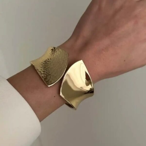 Textured Cuff Bracelet - Image 2