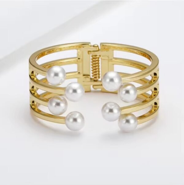 Pearl Cuff Bracelet - Image 6