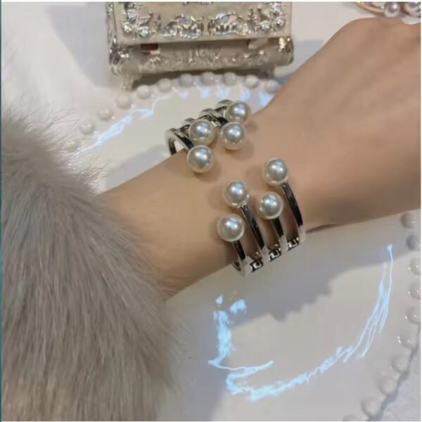 Pearl Cuff Bracelet - Image 4