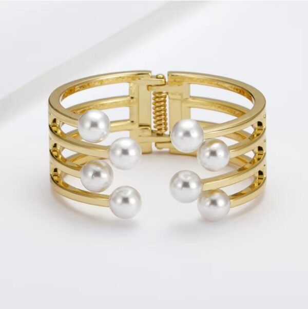 Pearl Cuff Bracelet - Image 3