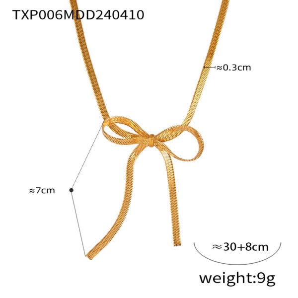 Bow Knot Necklace - Image 6