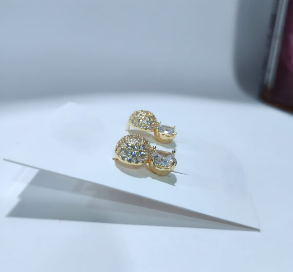 Sparkling Stud Earrings - Image 5