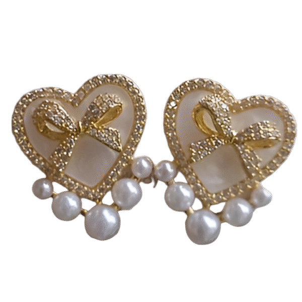 Heart-Shaped Bow Pearl - Image 4