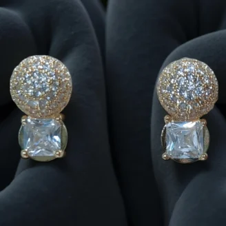 Sparkling Stud Earrings