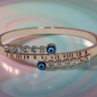 Roman & Evil Eye Bracelet