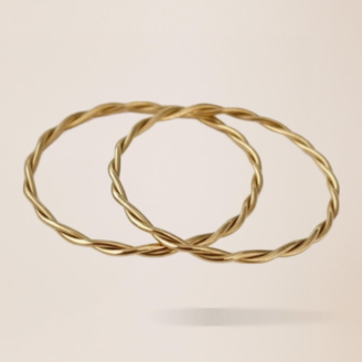 Twisted Rope Bangles