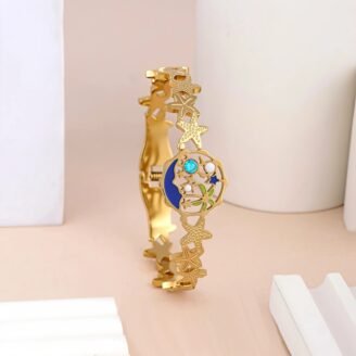 18K Gold Plated Star Motif