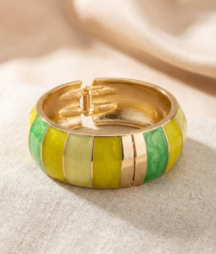 Enamel Bangle Size 2.6 Green