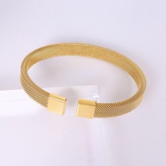 Mesh Cuff Bangle