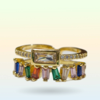 Rainbow Baguette Adjustable