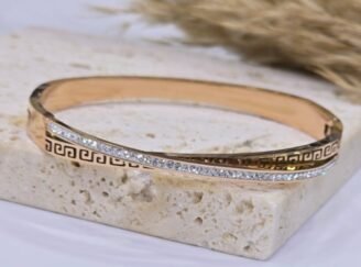 Rose Gold Geometric Crystal